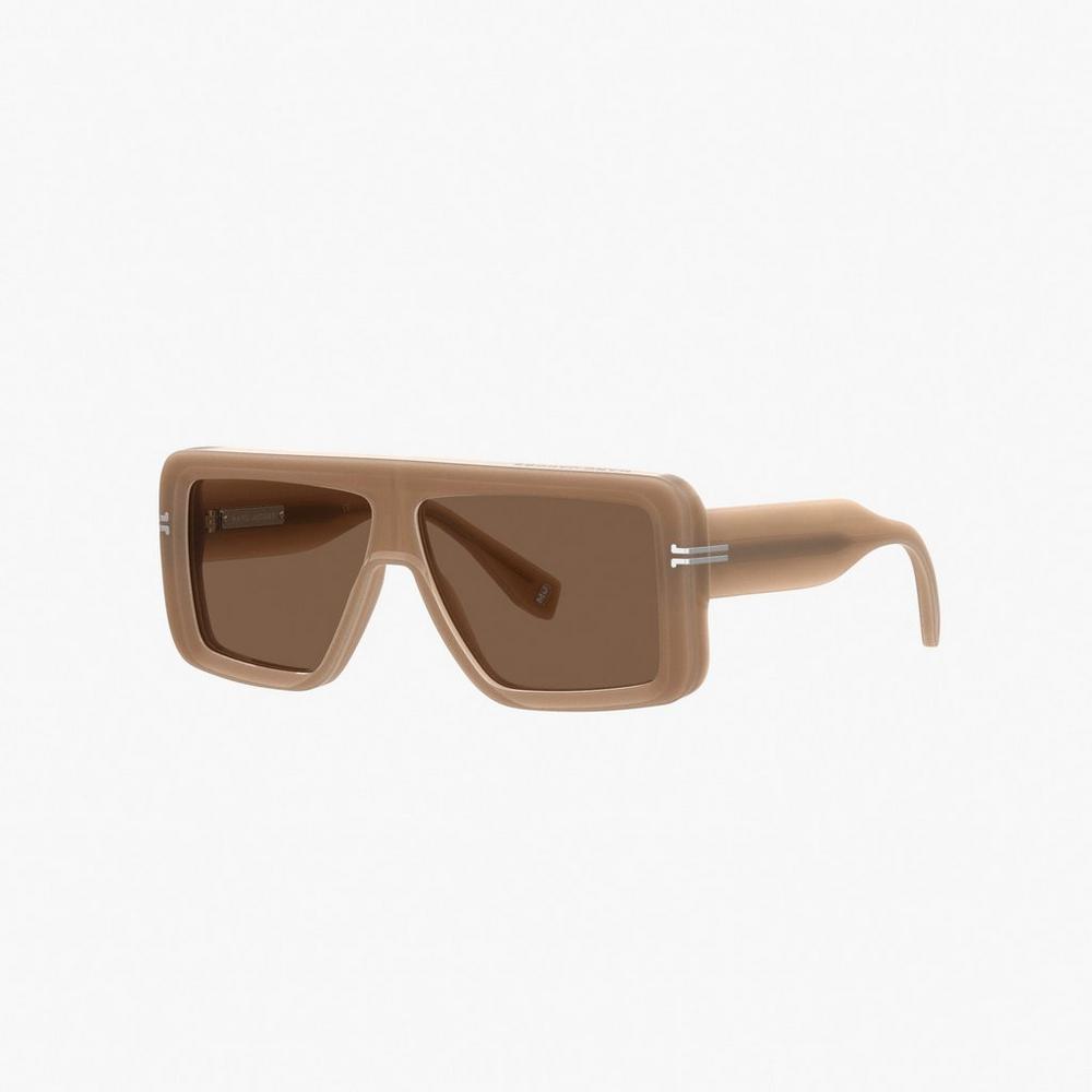 Gafas de Sol Marc Jacobs Icon Rectangular Mujer Marrones | SMIC-82491