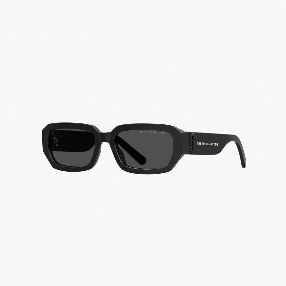 Gafas de Sol Marc Jacobs J Marc Rectangular Mujer Negras | BTJO-36420