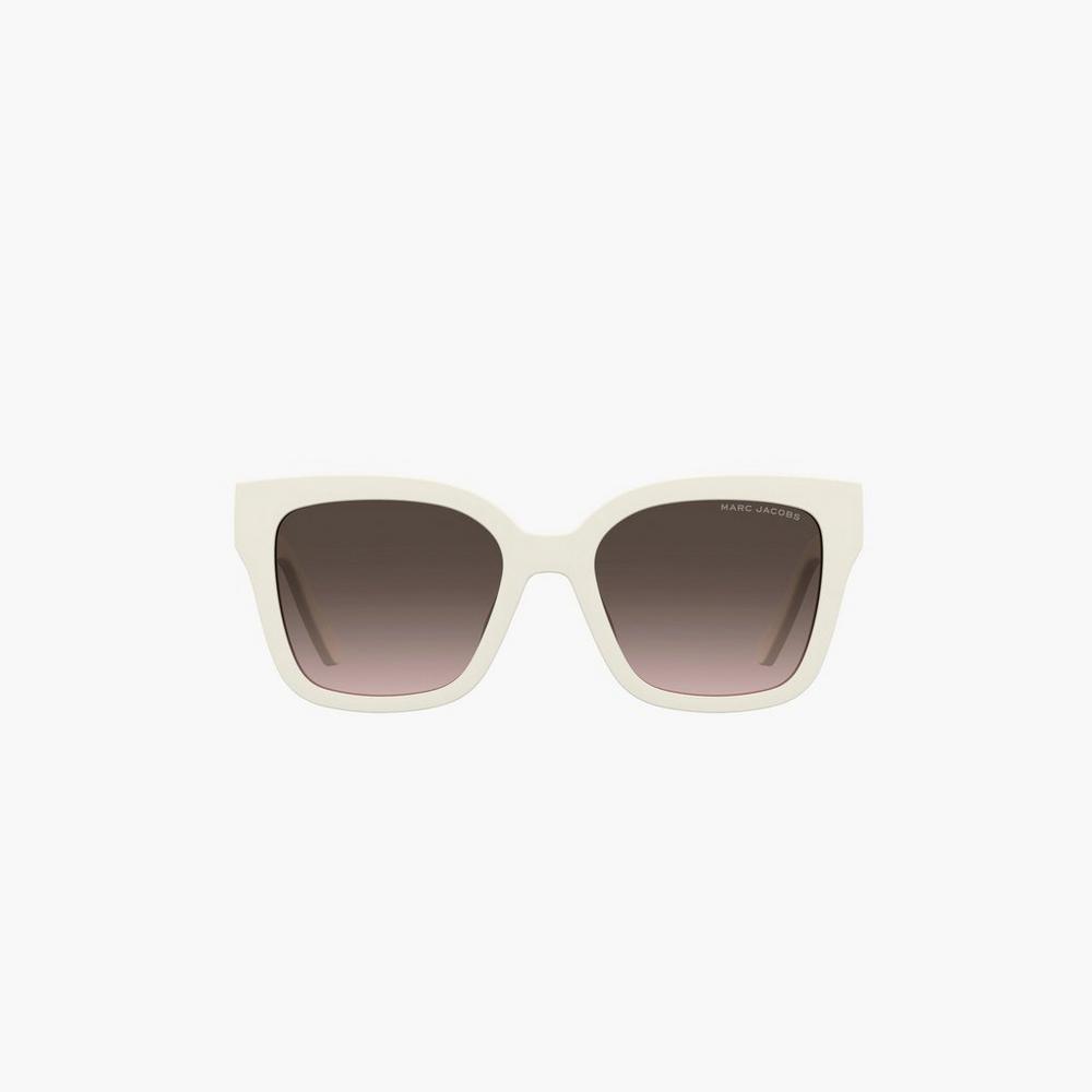 Gafas de Sol Marc Jacobs Square Mujer Ivory | ERWS-50827