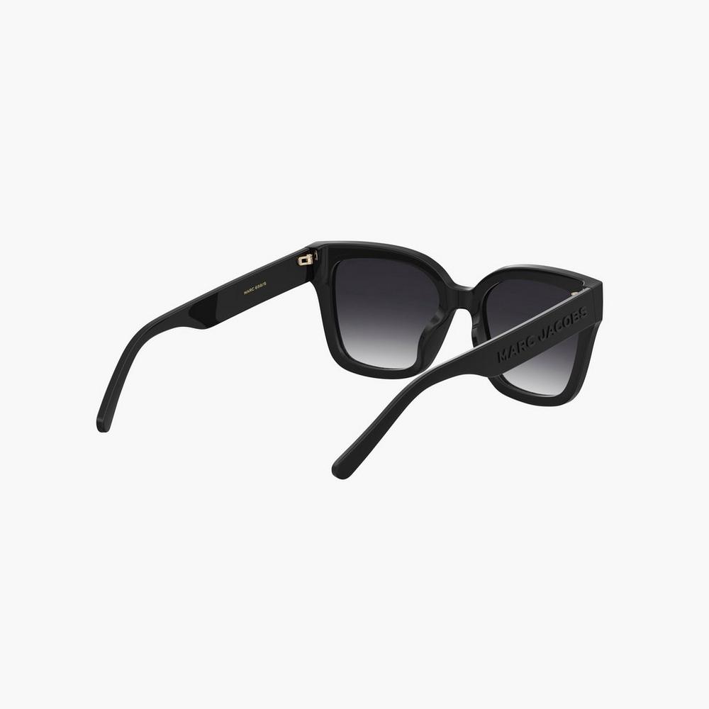 Gafas de Sol Marc Jacobs Square Mujer Negras | DWTC-14906