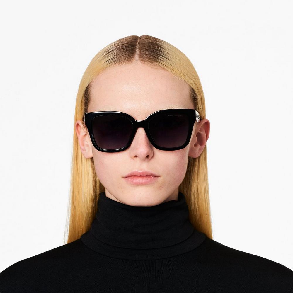 Gafas de Sol Marc Jacobs Square Mujer Negras | DWTC-14906