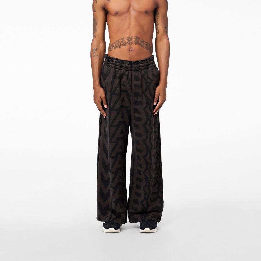 Pantalones Marc Jacobs Monogram Oversized Sweatpants Mujer Negras | BZAE-09418