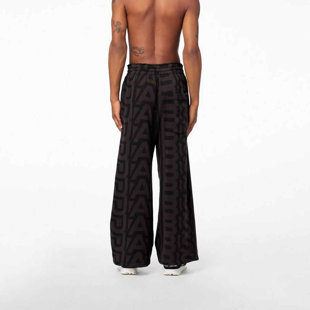 Pantalones Marc Jacobs Monogram Oversized Sweatpants Mujer Negras | BZAE-09418