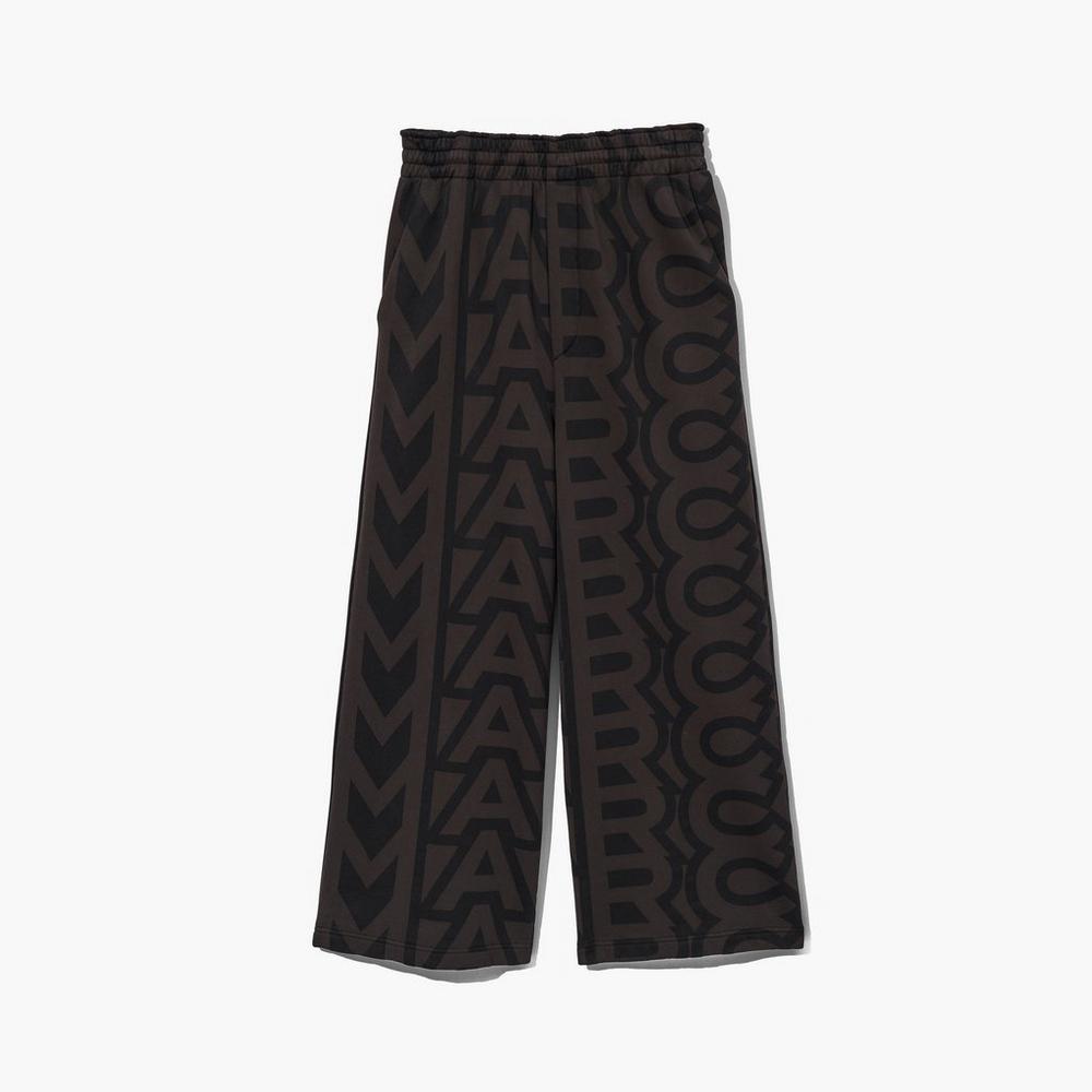 Pantalones Marc Jacobs Monogram Oversized Sweatpants Mujer Negras | BZAE-09418