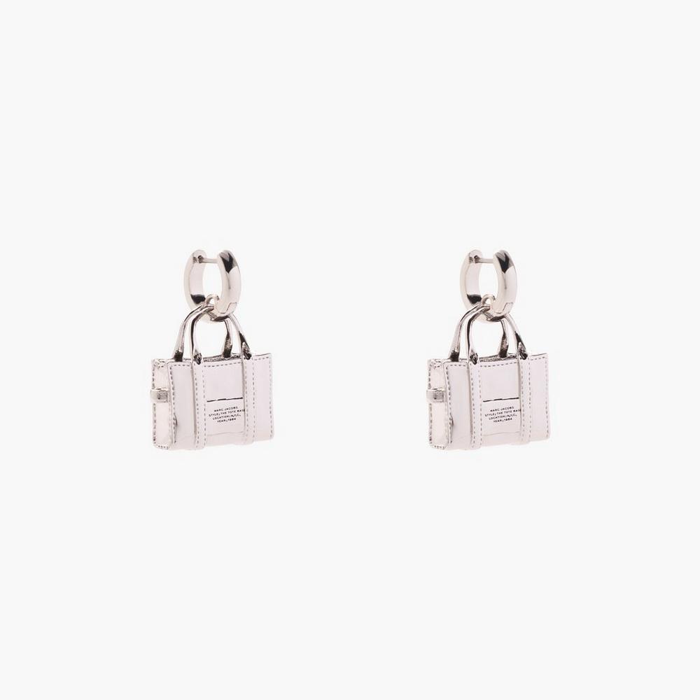 Pendientes Marc Jacobs Charms Mujer Verde Menta Plateadas | XRGO-03497