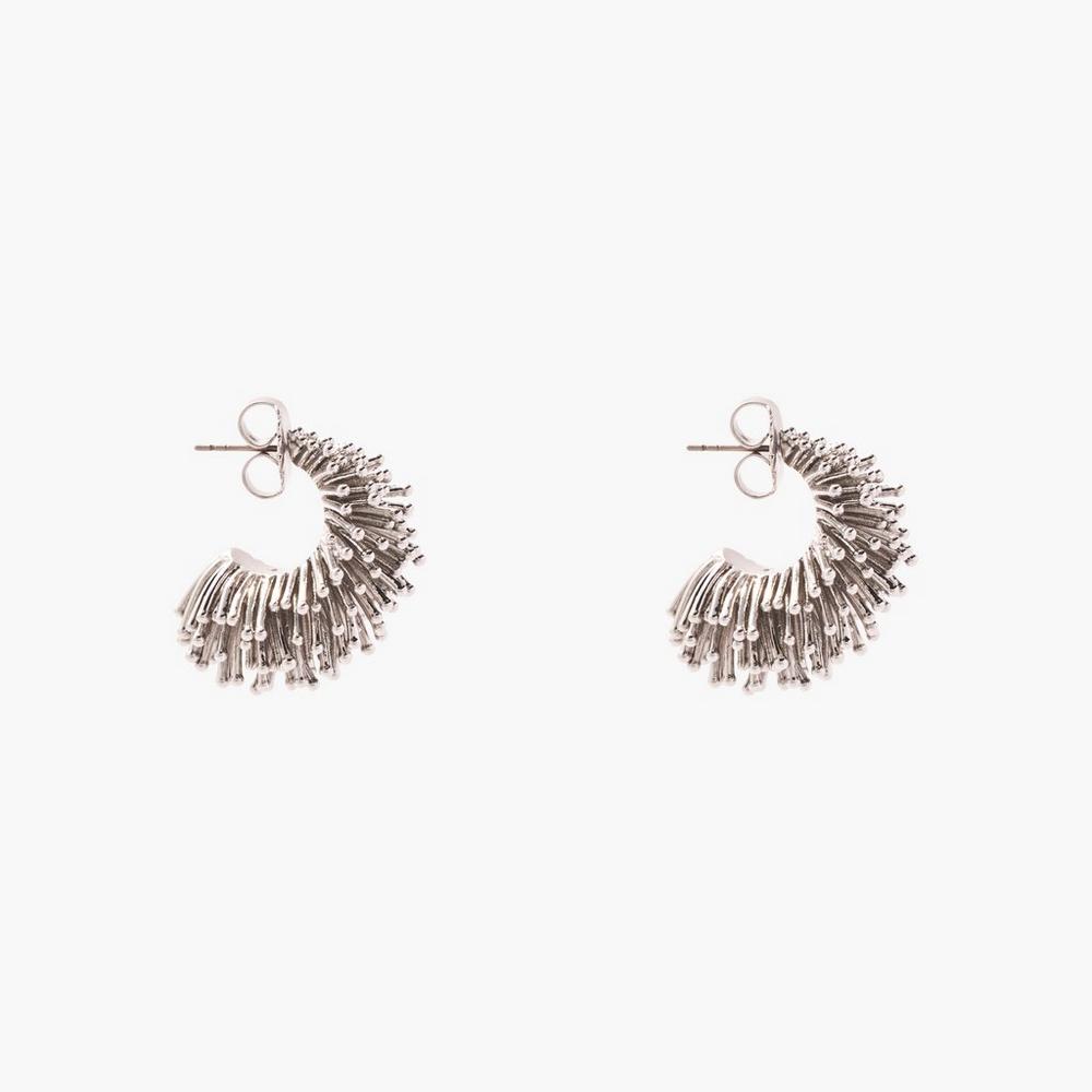 Pendientes Marc Jacobs Seaburst Mujer Plateadas | BOPA-76439