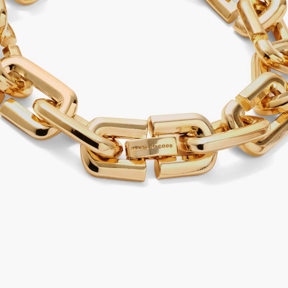 Pulsera Marc Jacobs J Marc Chain Link Mujer Doradas | JUDA-97085