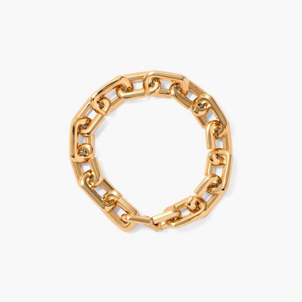 Pulsera Marc Jacobs J Marc Chain Link Mujer Doradas | JUDA-97085