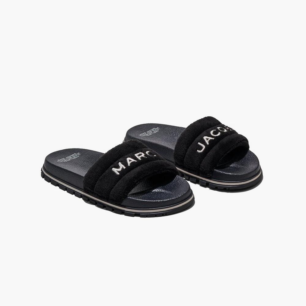 Slide Marc Jacobs Terry Mujer Negras | BXFT-16805