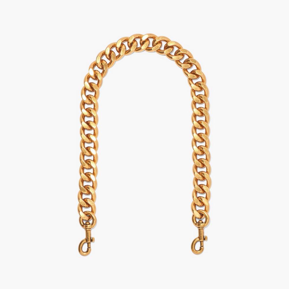 Strap Marc Jacobs Chainlink Shoulder Mujer Doradas | OFIK-75126