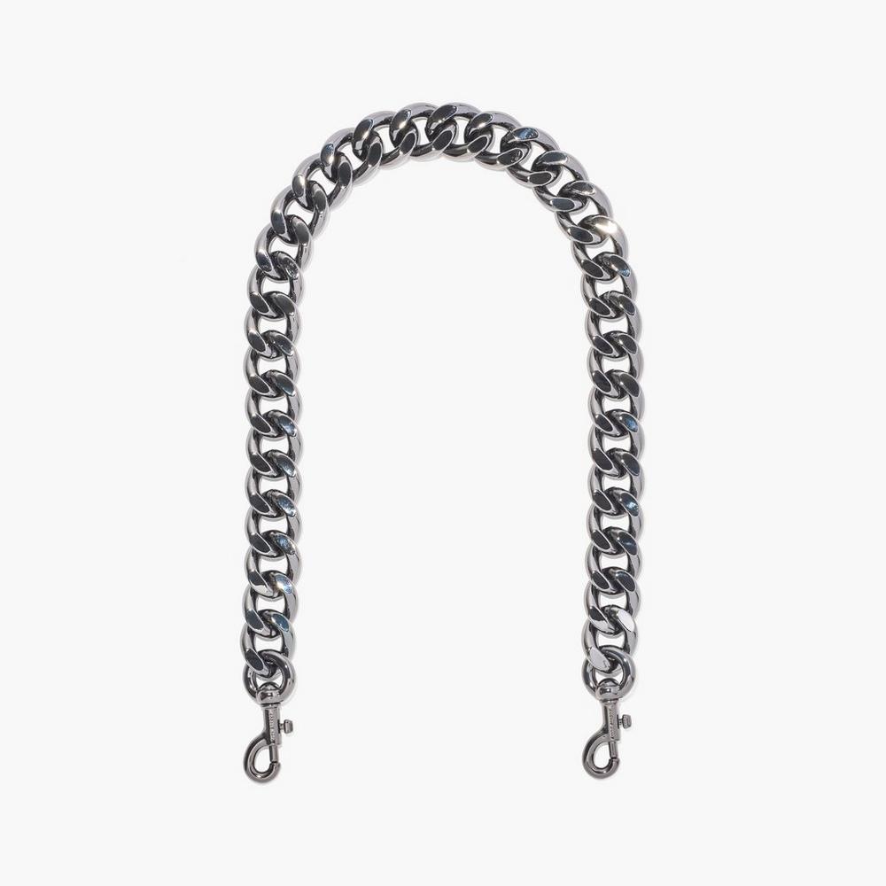 Strap Marc Jacobs Chainlink Shoulder Mujer Plateadas | OWLG-30798