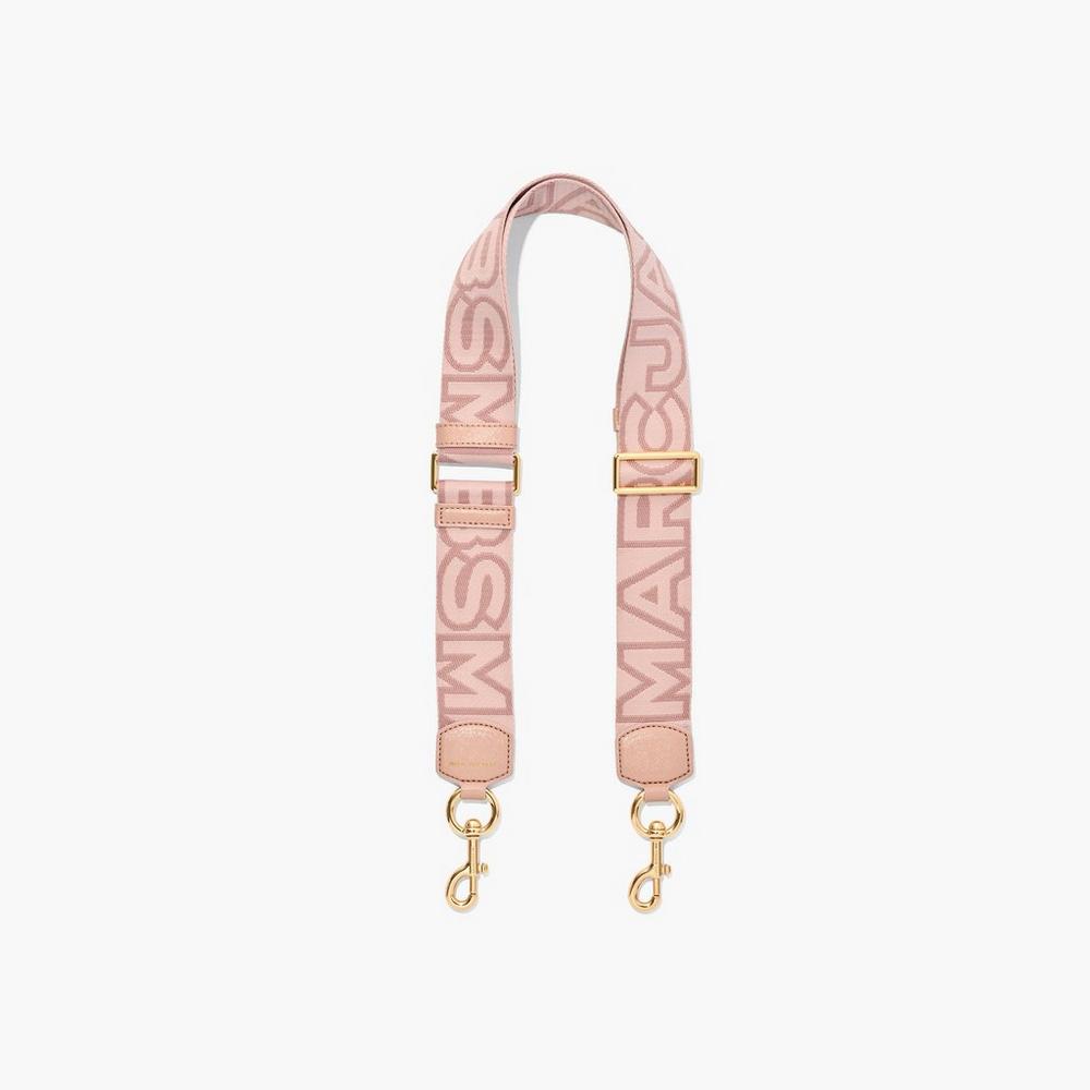 Strap Marc Jacobs Outline Logo Webbing Mujer Rosas Multicolor | LTXH-40532