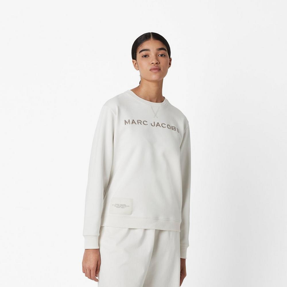 Suéteres Marc Jacobs Sweatshirt Mujer Blancas | DJAG-17803