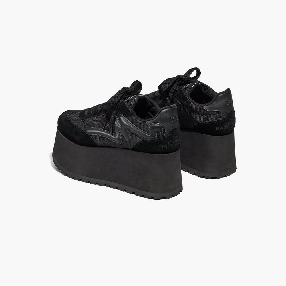 Zapatillas Marc Jacobs Plataforma Jogger Mujer Negras | CHFS-34528