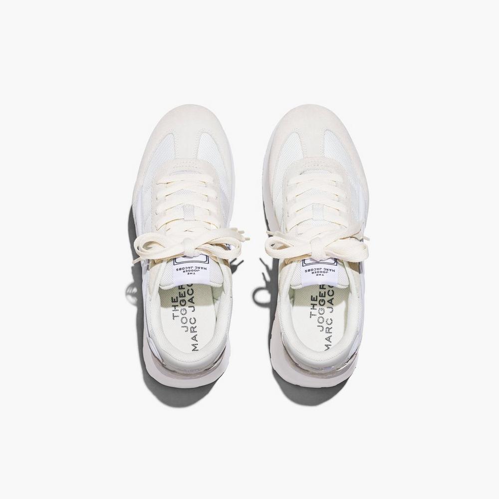 Zapatillas Marc Jacobs Plataforma Jogger Mujer Blancas | JIEF-80659