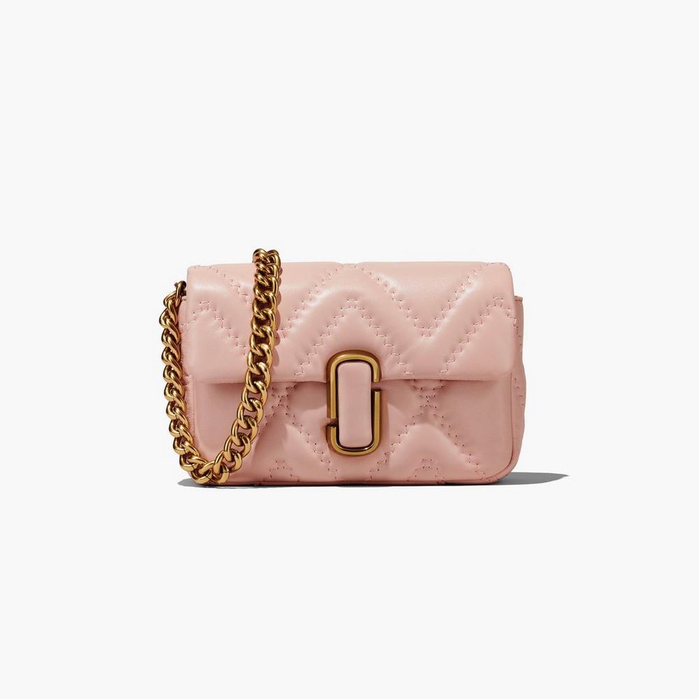 Bolsa De Hombro Marc Jacobs Acolchado Leather J Marc Mujer Rosas | UXIB-35182