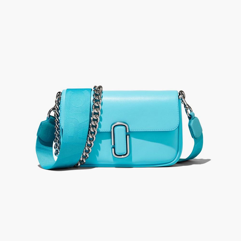 Bolsa De Hombro Marc Jacobs J Marc Soft Mujer Darkturquoise | JOXV-69214