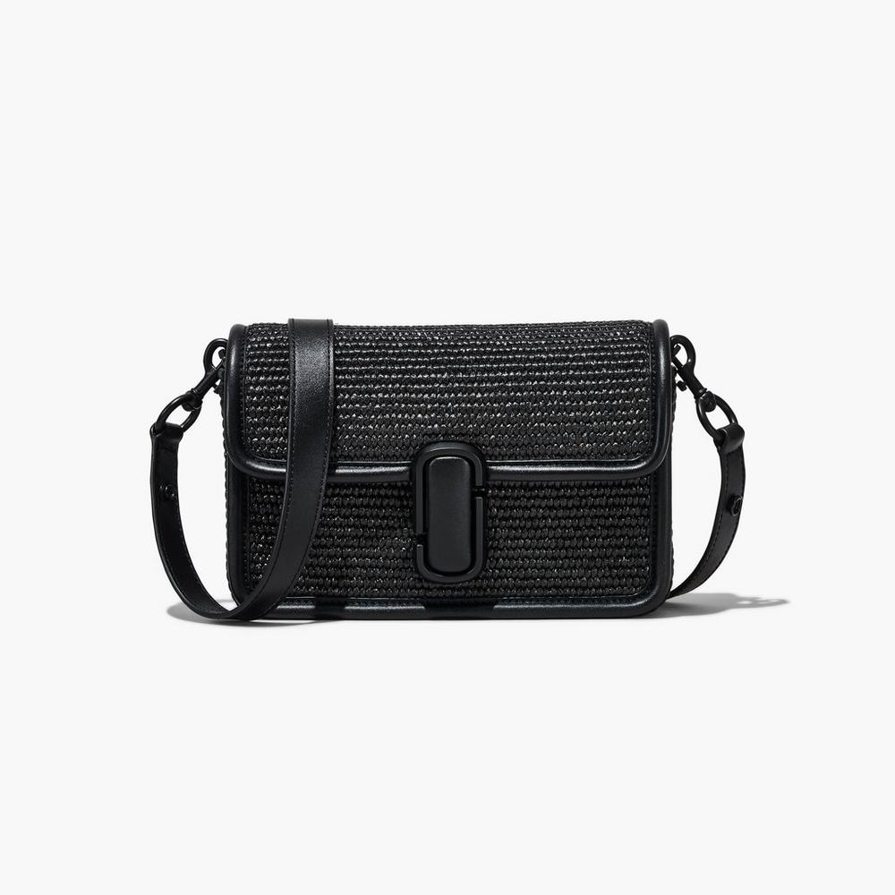 Bolsa De Hombro Marc Jacobs Woven J Marc Mujer Negras | KFOR-73190