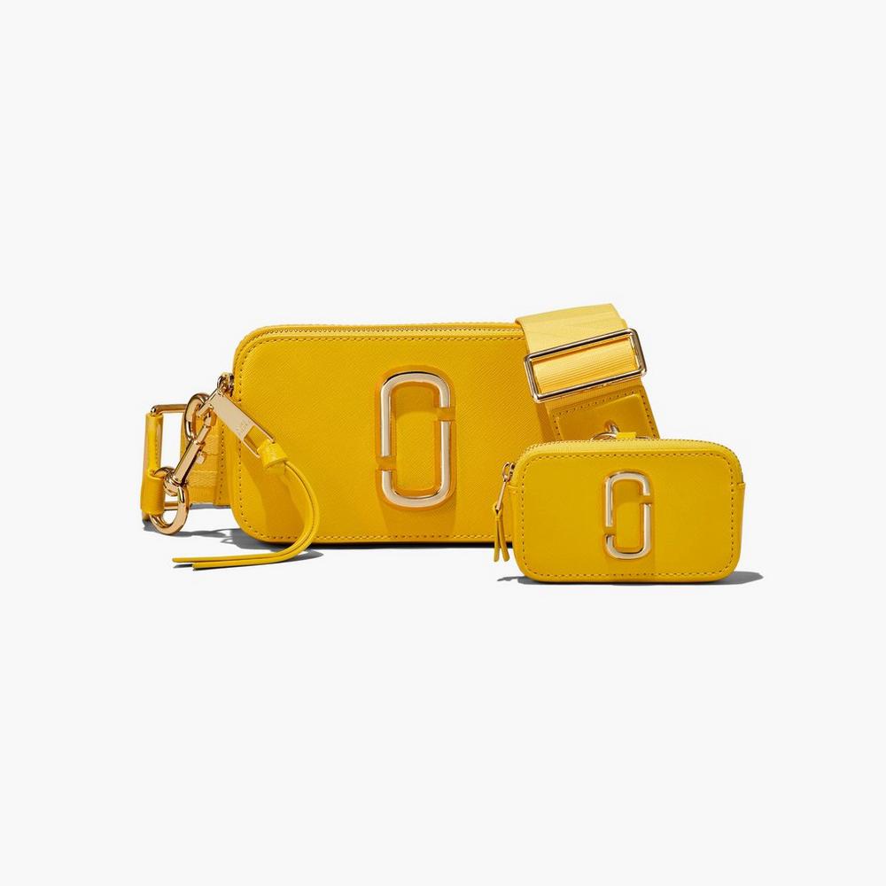 Bolsa Snapshot Marc Jacobs Utility Mujer Amarillo | YVQN-80364