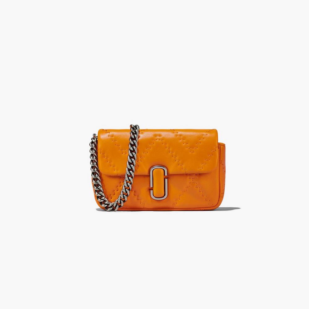 Bolsos Mini Marc Jacobs Acolchado Leather J Marc Mujer Darkorange | LQMY-85207