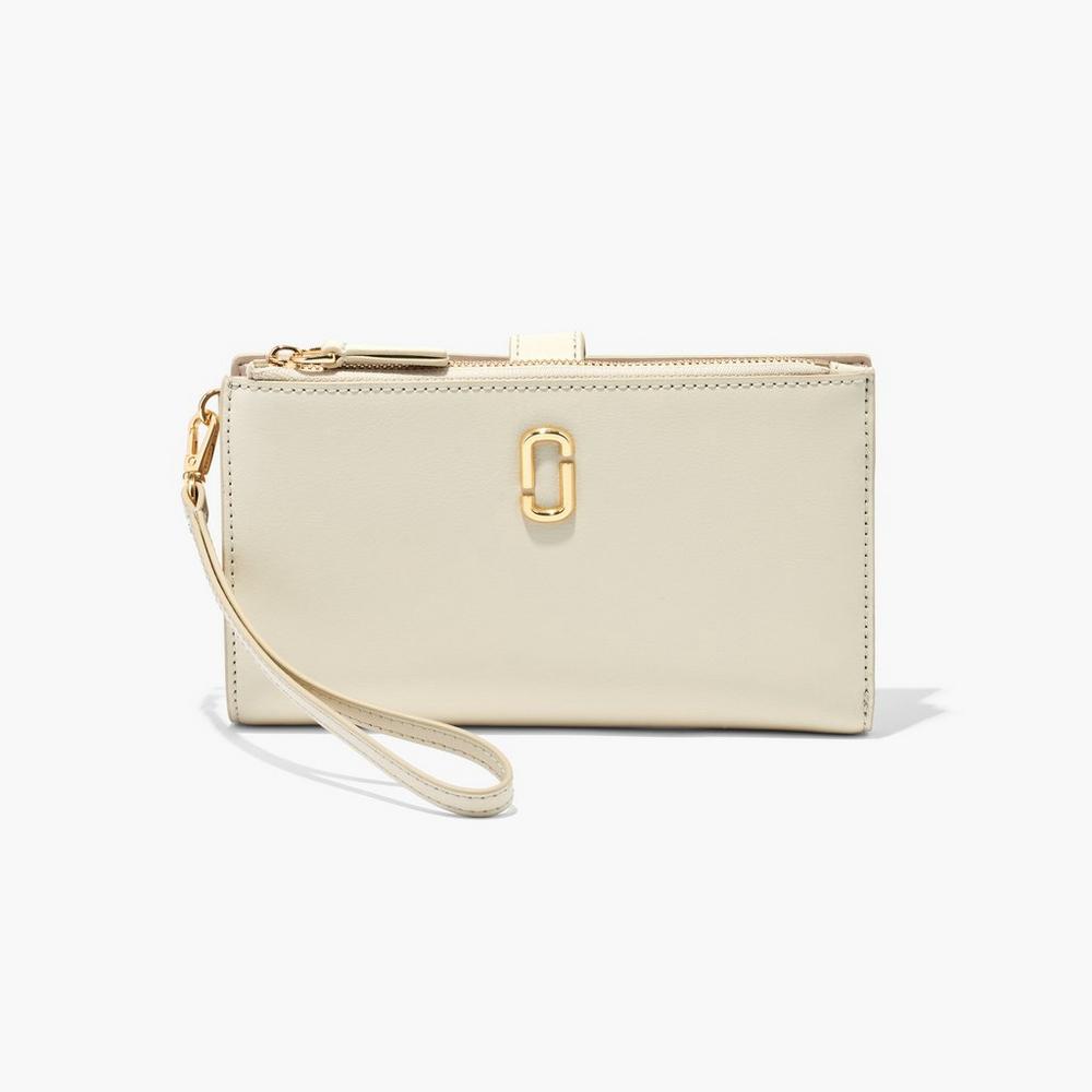 Carteras Grandes Marc Jacobs J Marc Phone Wristlet Mujer Blancas | HNSG-87410