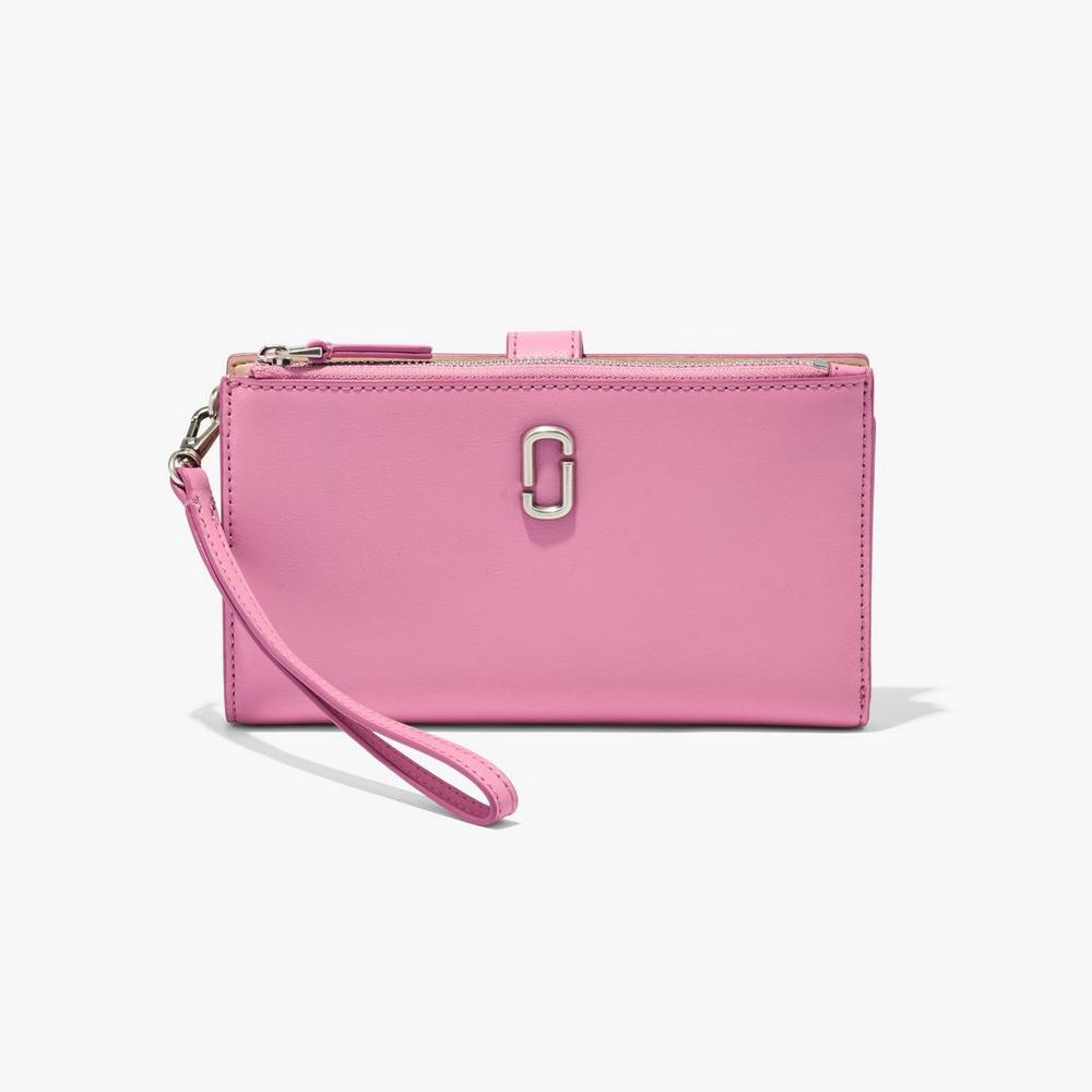 Carteras Grandes Marc Jacobs J Marc Phone Wristlet Mujer Rosas | OJAF-68140