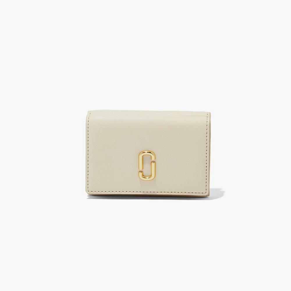 Carteras Grandes Marc Jacobs J Marc Trifold Mujer Blancas | COWN-14970