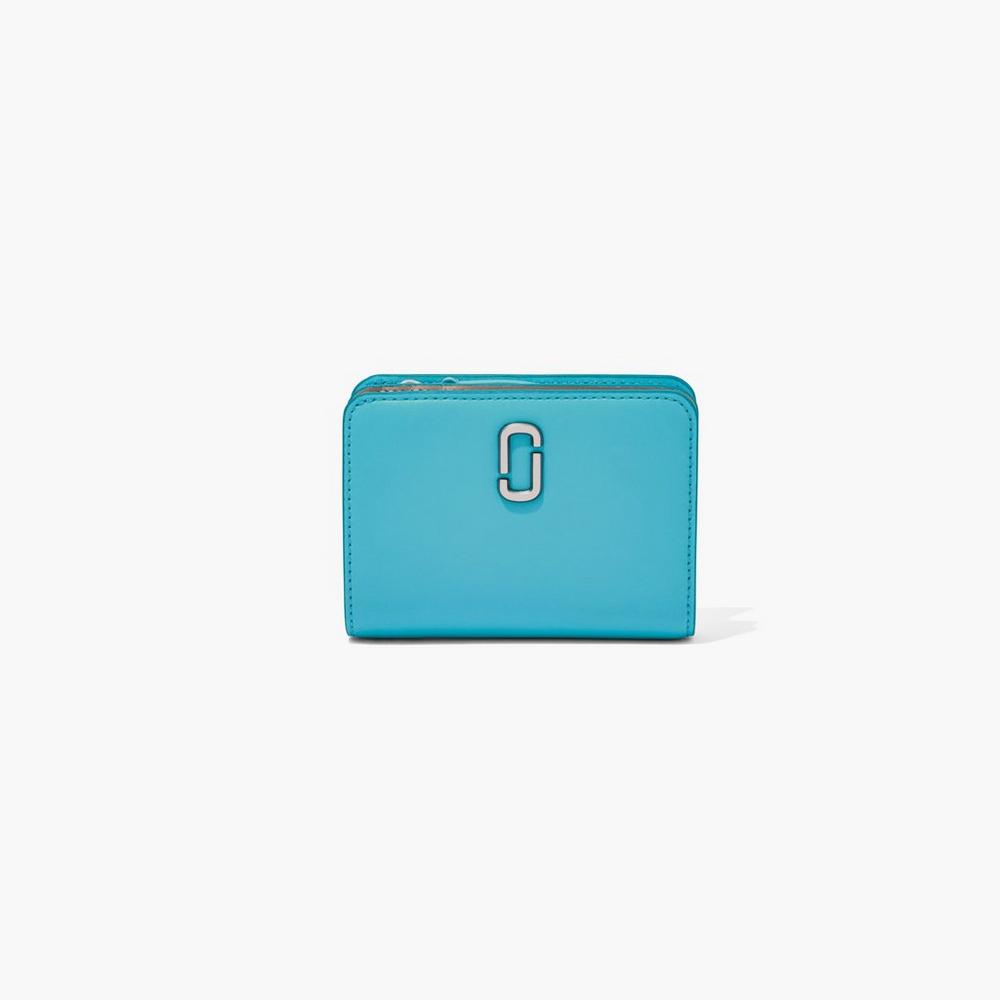 Carteras Pequeñas Marc Jacobs J Marc Mini Compact Mujer Darkturquoise | JVTX-36914