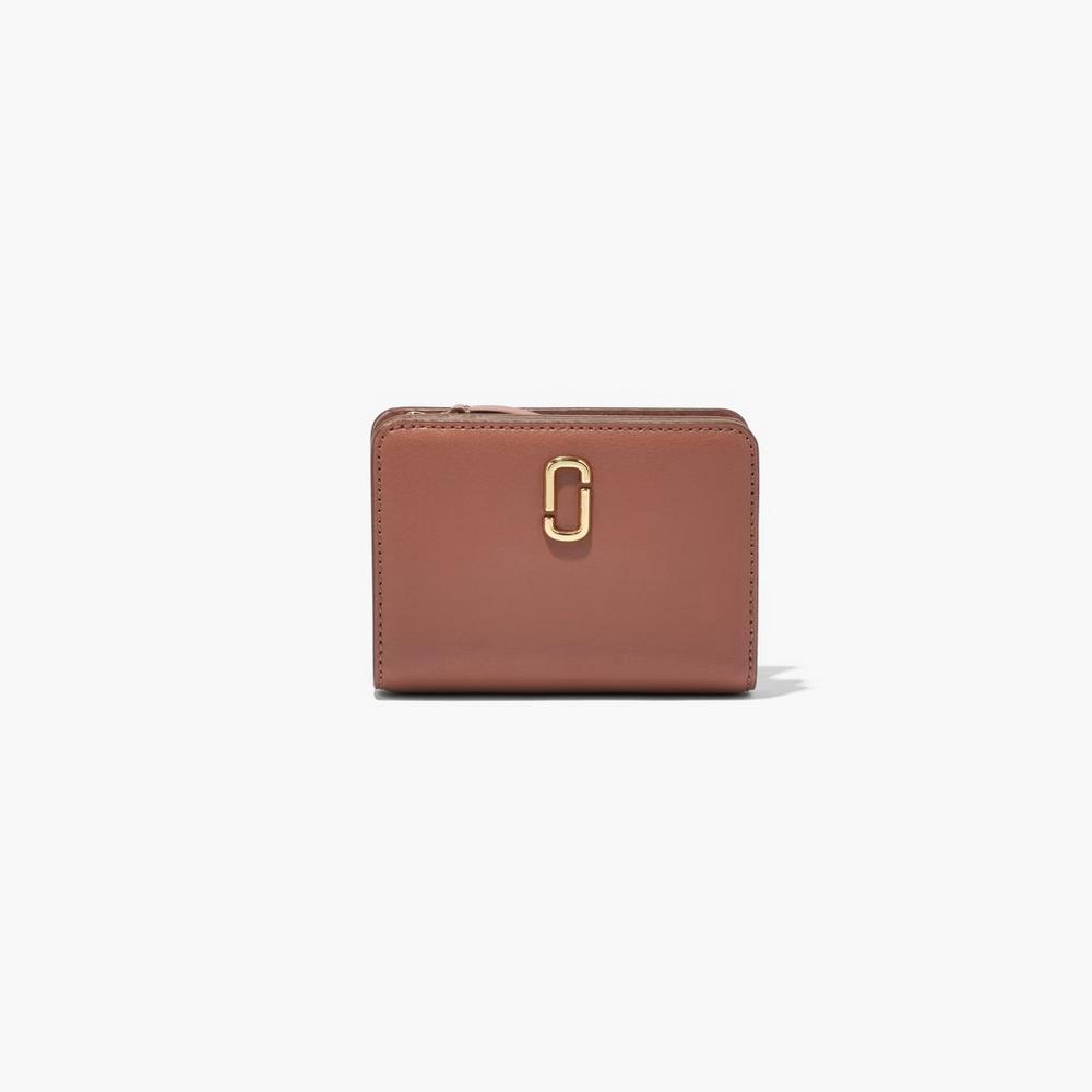 Carteras Pequeñas Marc Jacobs J Marc Mini Compact Mujer Marrones | LGRC-54637