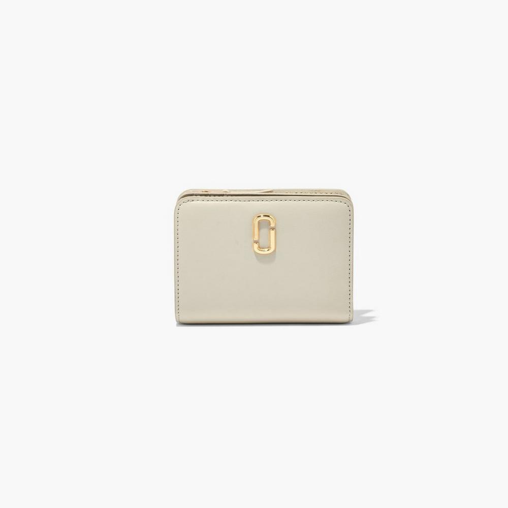 Carteras Pequeñas Marc Jacobs J Marc Mini Compact Mujer Blancas | PCLH-53284