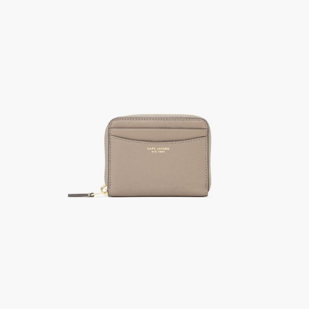 Carteras Pequeñas Marc Jacobs Slim 84 Zip Around Mujer Marrones | THJO-05816