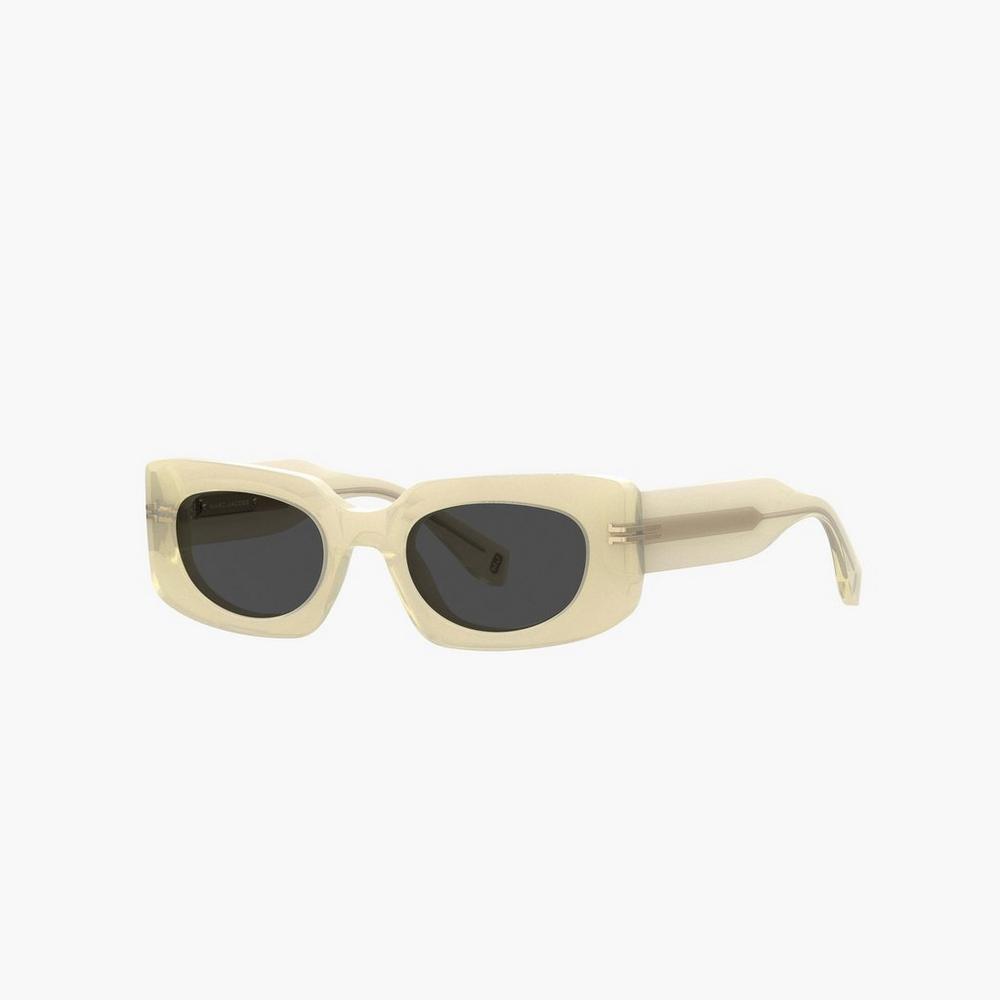 Gafas de Sol Marc Jacobs Icon Rectangular Mujer Amarillo | TUPD-72506