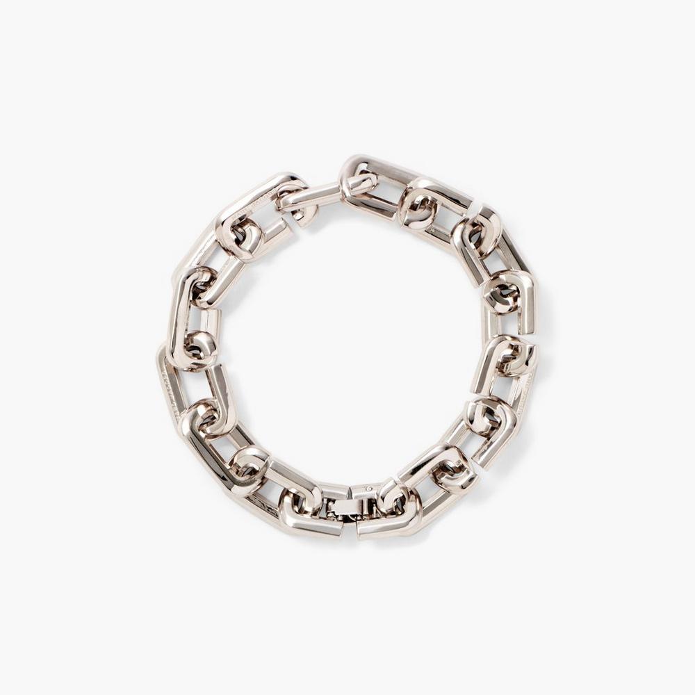 Pulsera Marc Jacobs J Marc Chain Link Mujer Plateadas | CVXK-19032