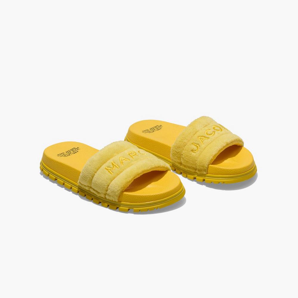 Slide Marc Jacobs Terry Mujer Amarillo | ASHZ-85139